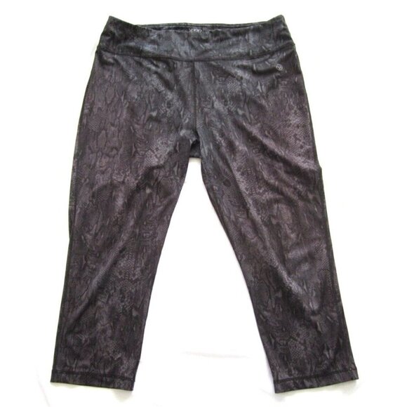 Women Vogo Athletica Snake Polyester/Spandex Stretch Legging Pant Sz XL (WP110) - Picture 1 of 10